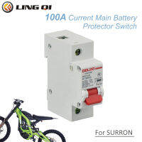 LING QI เฟสเดียว MCB 6A 10A 16A 20A 25A 40A 50A 63A 100 A 230VMini Circuit Breaker C Curve สำหรับ SURRON SUR RON SUR-RON X