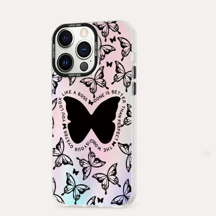 สำหรับ-iphone-ลายผีเสื้ออินเทรนด์-iphone-tpu-เคสโทรศัพท์กันกระแทก-เปลือกแข็ง-ขอบนิ่มใช้กับ-14-13-pro-max-12-11-pro-max-11-xs-max-xr-x-8-7-plus-se-2022