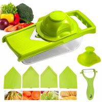 Multi-Functional Vegetable Cutter Fruits Potato Slicer Carrot Shredder Grater Kitchen Tools Accessories All In One