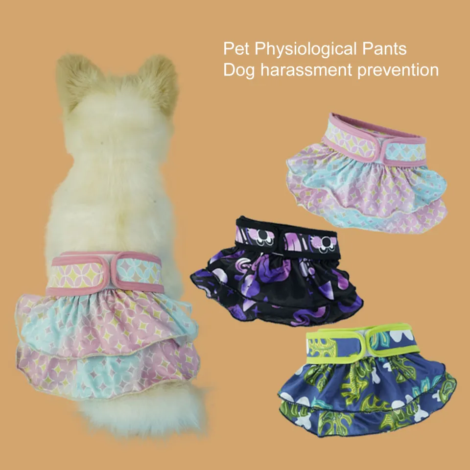 Dog Sanitary Pants Puppy Physiological Pants Comfortable Pink