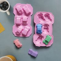 【CW】☑  Cartoon Car Silicone Mold Chocolate Baking Pan Pastry Bakeware  Decoration