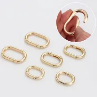 【CW】 5 Pcs/lot Metal Oval Clasps for Jewelry Openable Keychain Dog Chain