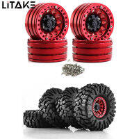 RC TRUCK 1.9" Rock Crawler Tires B13 Wheel Hub Tire Set Compatible For TRX4 SCX10 RC4WD Remote Control Climbing Car