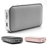 Portable Wireless Outdoor Mini Pocket Audio Ultra-thin Bluetooth Speaker Loudspeaker Support TF Card USB Rechargeable Wireless and Bluetooth SpeakersW