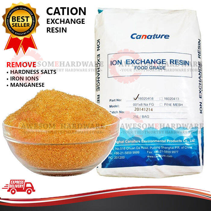 (1 LITER) CANATURE 001X8FG NA FG CATIONEXCHANGE RESIN SOFTENER FOR