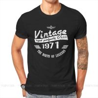 1971 50th Anniversary Fabric TShirt Vintage Circle Classic T Shirt Leisure Men Tee Shirt New Design Big Sale XS-4XL-5XL-6XL