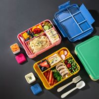 ✌✲❆ New Portable Lunch Box Grated Bento Boxes For Kids And Students Leak-Proof Container With Cutlery Microwavable Food Containers