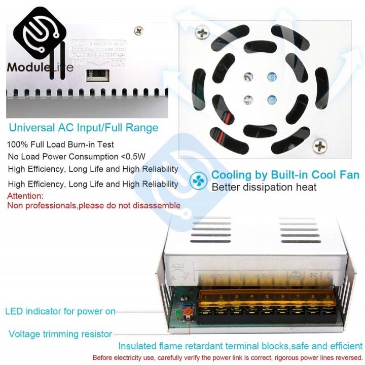 dc-5v-4a-20w-หม้อแปลงไฟฟ้าแสงสว่างสำหรับ-led-strip-switching-power-adapter-driver