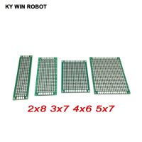 【YF】☜☎  4 pcs 2x8 3x7 4x6 5x7 cm double sided prototype pcb Board