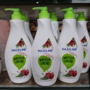 Sữa Dưỡng Thể Hazeline dưỡng trắng da Matcha Lựu Đỏ 370ml