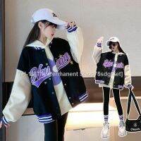 ☼▨❂ Thin coat of the girls in the spring and autumn outfit brim girl han edition of the baseball uniform son big modern loose coat coat