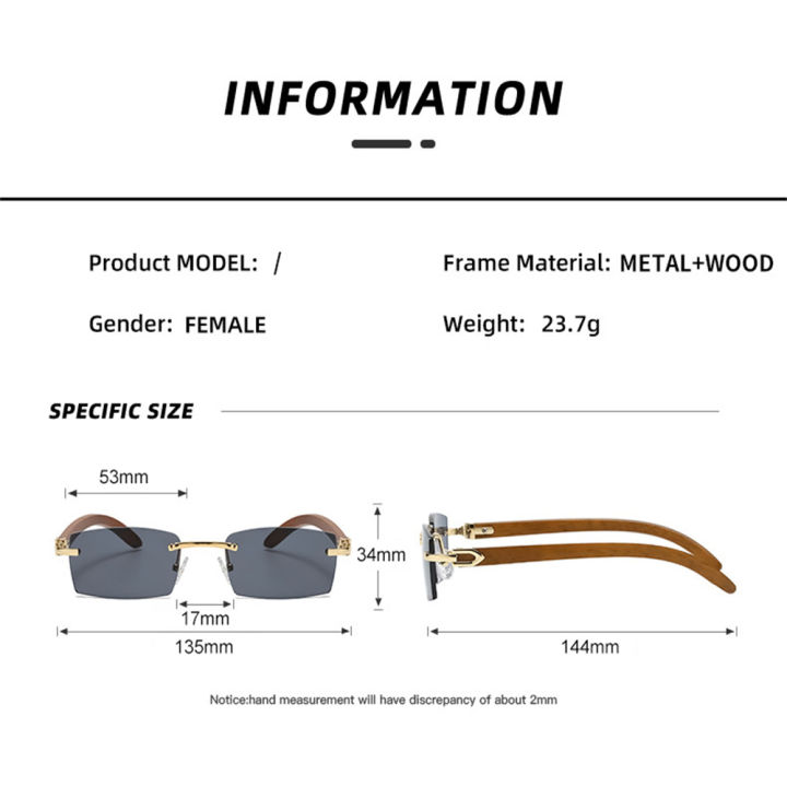 แว่นตาแว่นกันแดดแฟชั่นสไตล์นักเลงสำหรับผู้ชายผู้หญิงทันสมัย90วินาทีกรอบไม้