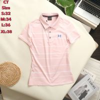 【สินค้าเข้าใหม่】เสื้อกีฬากอล์ฟGolf Shirt  เสื้อกีฬาแขนสั้นผู้หญิง ผ้านุ่มลื่น ใหม่ล่าสุด