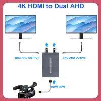 ใหม่ ตัวแปลงวิดีโอ 4K HDMI เป็น Dual AHD สําหรับกล้องรักษาความปลอดภัย แล็ปท็อป คอมพิวเตอร์ PC เป็น BNC AHD หน้าจอมอนิเตอร์ DVR TV โปรเจคเตอร์ 1080p