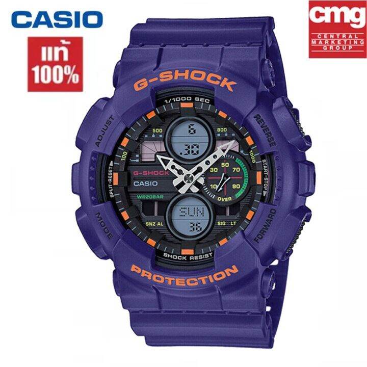 สินค้าขายดี-คาสิโอ-นาฬิกาข้อมือผู้ชาย-g-shock-รุ่น-ga-140-6a-นาฬิกากีฬา-นาฬิกา-นาฬิกาข้อมือ-รับประกัน1ปี