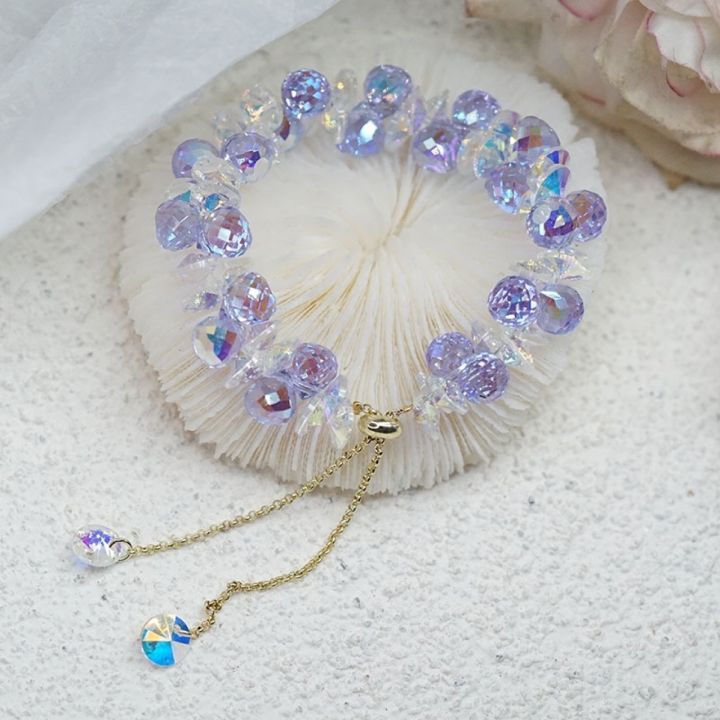 Elegant Colorful Crystal Bracelet Women Girl Fashion Jewelry Gift | Fruugo  UK-sonthuy.vn