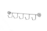 kowa homeware     KWH-H008 ขอแขวนอเนกประสงค์ 5 ตะขอ สแตนเลส 304   จำนวน 2 ชุด   Multi purpose Hanging 5 Hook  stainless steel  304