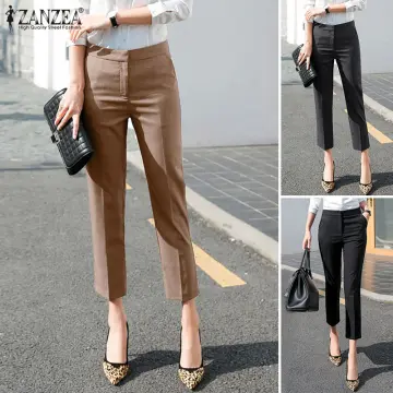 Stylish Fashionable letest trouser for Women Women Trousers .Pants trousers  for women under trouser pant Trendy Women Regular Black Cotton Blend