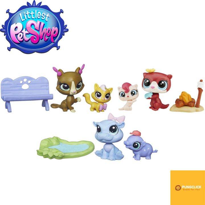Clearance Sale Littlest Pet Shop ตุ๊กตา เพ็ทช็อป Pets in the City แพ็ค