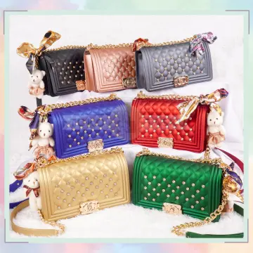 Authentic Toyboy Jelly Pearl 25Cm Lady Bag