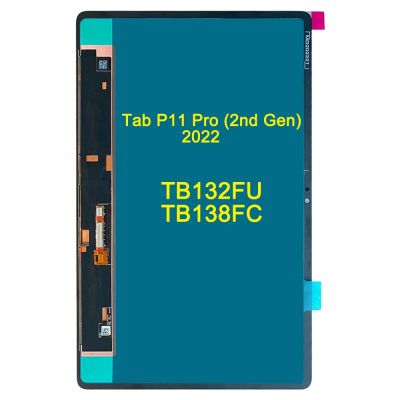 สำหรับแท็บ Lenovo P11 Pro (2nd Gen) 2022 TB132FU TB138FC การเปลี่ยนชิ้นส่วนจอสัมผัสแอลซีดีของเครื่องแปลงดิจิทัล