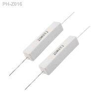 2 Pcs Wire Wound Ceramic Cement Resistor 8 Ohm 20W 5