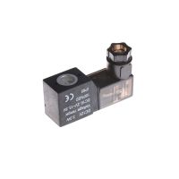 Plastic Solenoid Valve Coil 12V DC  2Port 2Pos 1/4" BSP Normally Closed Solenoid Valve Coil Led Wholesale Valves