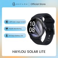 ZZOOI Haylou Solar Lite Smart Watch 1.38" Display Bluetooth 5.3 100+ Watch Faces SpO2 Heart Rate Monitor 20 Days Endurance Smartwatch