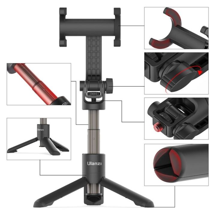 mt-38ขาตั้งกล้องเล็กๆขาตั้งไม้เซลฟี่วีดีโอ-360คลิปสำหรับโทรศัพท์ขาตั้งพร้อมที่จับโทรศัพท์สำหรับสมาร์ทโฟนแบบหมุนได้