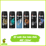 Xịt nước hoa nam toàn thân AXE 135ml