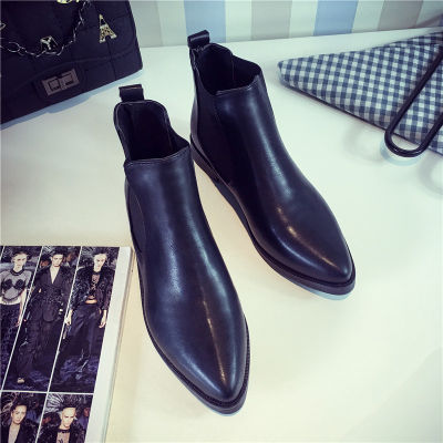 2019 Winter Chelsea Boots For Women Shoes Flat botines Ankle Boots Low Heels botas mujer chaussures femme zapatos mujer