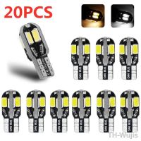 ☇ 10/20PCS W5W T10 LED Bulbs Canbus 5730 8SMD 12V 6000K 194 168 LED Car Interior Map Dome Lights Parking Light Auto Signal Lamp