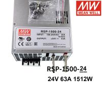 MEAN WELL RSP-1500-24  AC TO DC 24V 63A 1512W Single Output Switching Power Supply PFC Meanwell Laser Machine Transformer Power Supply Units