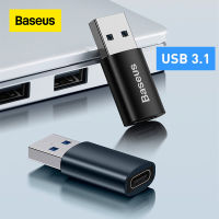 Baseus อะแดปเตอร์ USB 3.1ขนาดเล็ก,อะแดปเตอร์ OTG Type C เป็น USB อะแดปเตอร์แปลงสำหรับการส่งวันที่ USB เป็น Type-C สำหรับ Macbook Pro Air Samsung S10ขั้วต่อ USB OTG