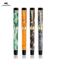 JINHAO 100 Centennial Resin Fountain Pen Multicolor Golden Clip Colourful Calligraphy Wholesale Writing Business Pens New  Pens