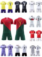 Qatar World Cup football jersey 2022-23-24 World Cup JERSEY โปรตุเกส Ronaldo บ้านและฟุตบอลชุดกางเกงขาสั้นชุดเด็กฟุตบอลสวมใส่กีฬา