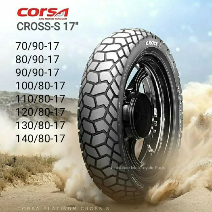 motor tire size 17 ♡Corsa Cross S Size 17 Dual Sports Platinum Series Motorcycle Tire♘ Lazada PH