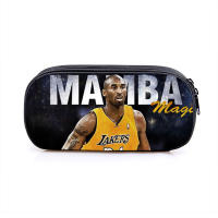 New Nba Basketball European And American Childrens Pencil Case Student Cute Cartoon Stationery Box Zipper Multifunctional Pencil Case Batch