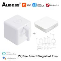 Tuya Zigbee Smart Fingerbot Plus Switch Button Pusher Smart Home Smart Life App Work with ZigBee Gateway Alexa Google Home Alice