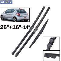 Xukey ใบที่ปัดน้ำฝนด้านหน้าและด้านหลัง RHD LHD สำหรับ Peugeot 208 2012 2013 2014 2015 2016 2017ที่ปัดน้ำฝนอุปกรณ์เสริมรถยนต์ Ruer