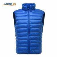 ZZOOI Covrlge 2018 New Winter Men 90% White Duck Down Vest Portable Ultra Light Sleeveless Jacket Portable Waistcoat for Men MWY005