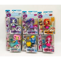 Hasbro โพนี่น้อยของฉัน Equestria Girls หายากสนธยาพระอาทิตย์ตกดินระยับตุ๊กตาน่ารักโมเดลของเล่นฟิกเกอร์อนิเมะเครื่องประดับสะสม