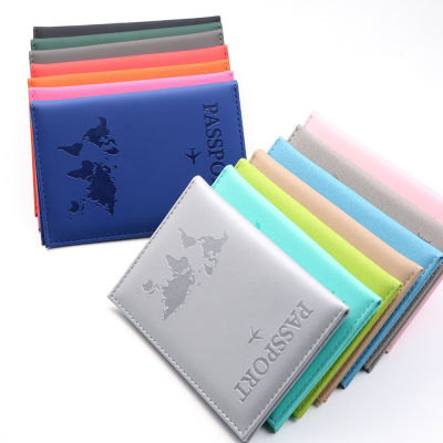 14 Color Passport Cover Women Men PU Travel ID Credit Card Holder Wallet Purse Bags Pouch Travel Accessory 14 Color Passport Holder Wallet Purse