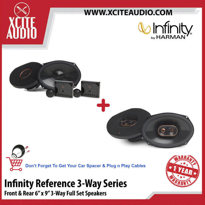 Infinity Reference Series REF-9630CX & REF-9633IX 6" x 9" 3-Way Bundle ...