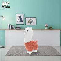 สัตว์ลามะที่น่ารัก Alpaca Plush ตุ๊กตาของเล่น Comfor สำหรับห้องนั่งเล่น
