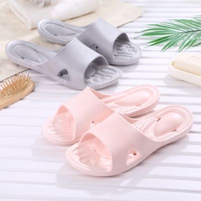 2022 Wholesale Leaking Slippers Men and Couples Hotel Non-slip Foot Massage Shower Shoes