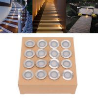 ไฟ LED Ground Light โคมไฟดาดฟ้า LED 90-265V IP67 16 ชิ้น Warm White สำหรับตู้