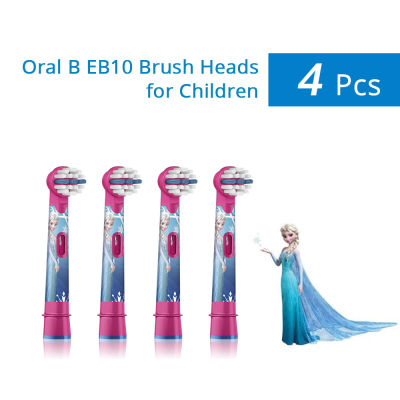 Oral B Replacement Brush Head for Kids Soft Bristle Brush Heads Refill for Oral B Kids Electric Toothbrush Clean Teeth 4 pcs