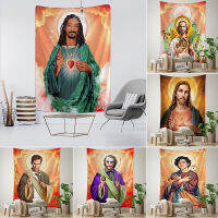 Snoop Dogg Tapeçaria Rapper Jesus Tapeçaria Pendurado Parede Mística Psychedelic Boho Estética Quarto Hippie Fundo Decoração