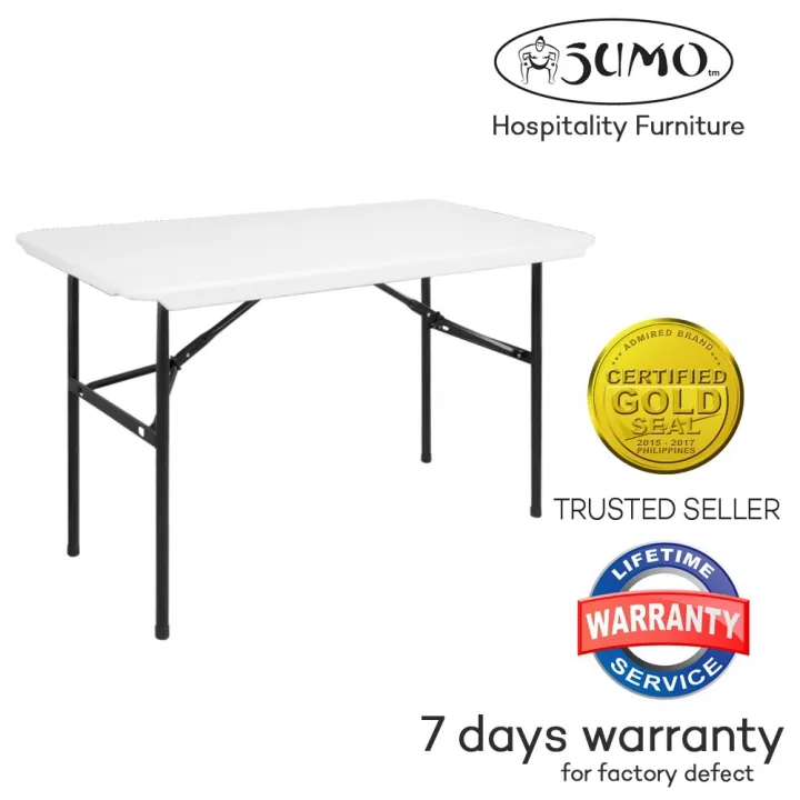 2448M ar Fodabe abe (hite) Folding table for dining Folding table